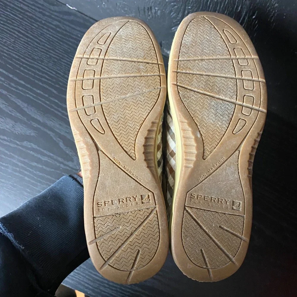 Sperry‎ Top-Sider Womens 5.5 Brown Leather Boat Shoes